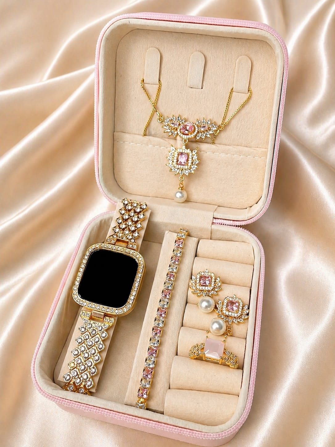 Jewelry Set Box Premium Quality Multiple Colors